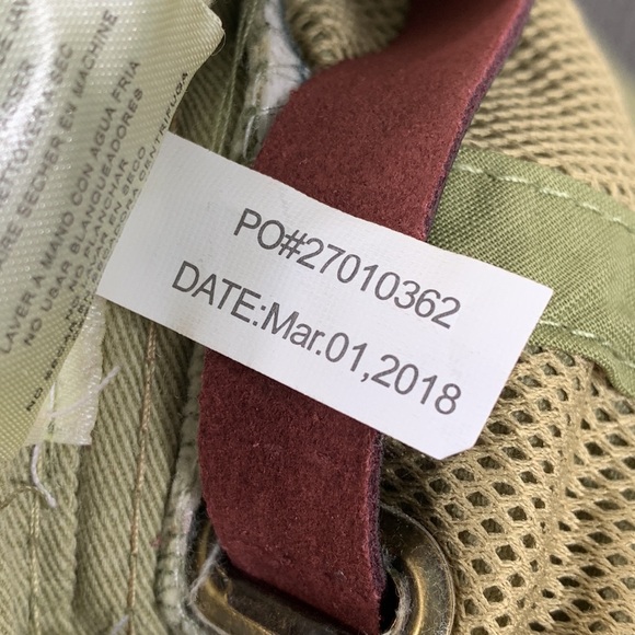 The Hang Out Bar & Grill Baseball Hat Unisex Adjustable Olive Green Strapback - Picture 15 of 15